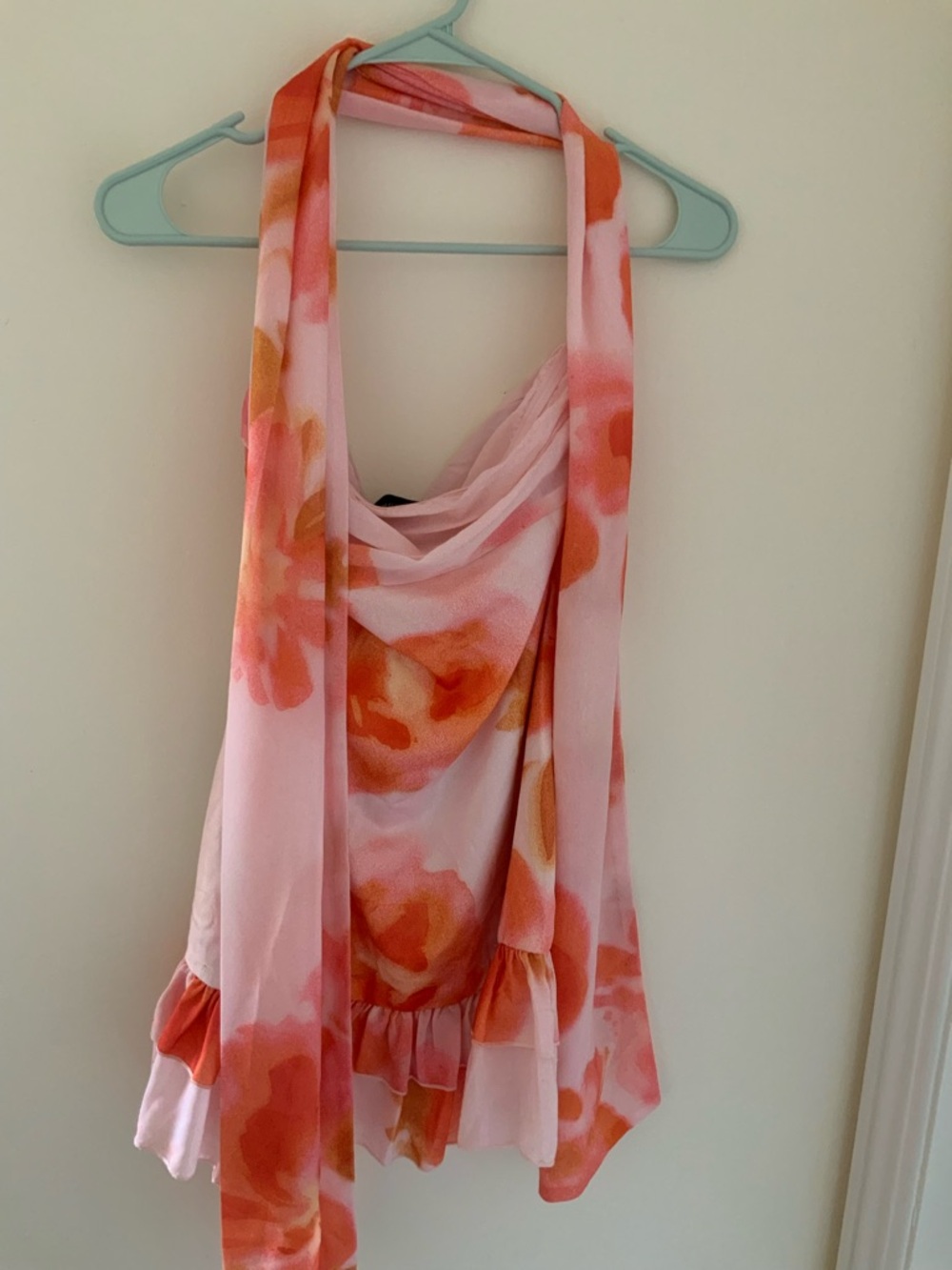 Beautiful Peppermayo strapless floral mini dress with neck scarf new with tag - Picture 7 of 7